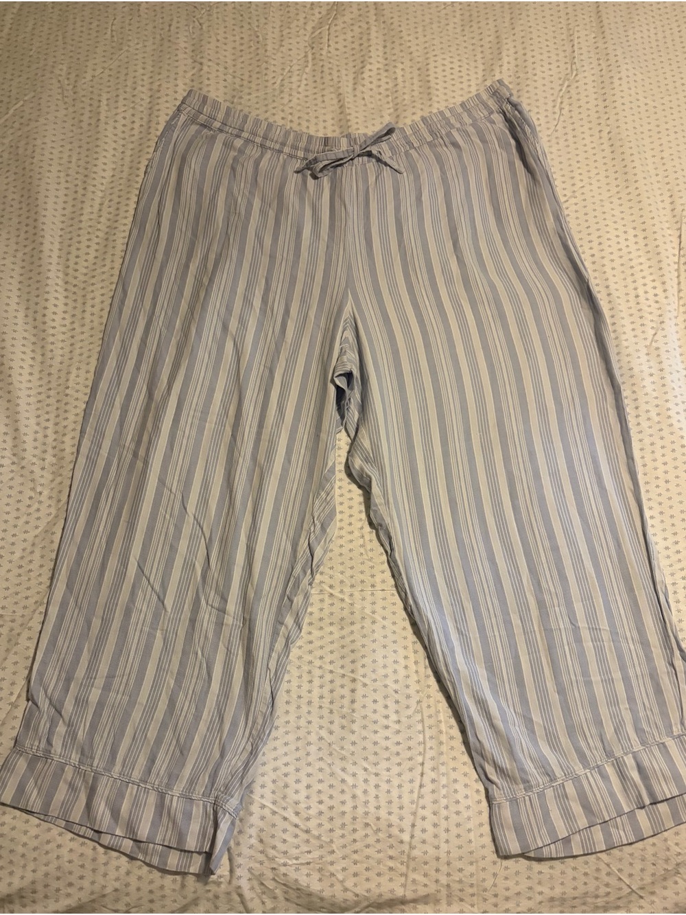 Haven Well Within Light Blue and White Striped Lounge Pants